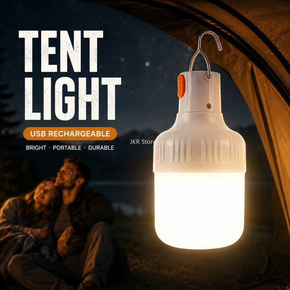 Power Outage Light - Lampu Camping Isi Ulang USB, Lampu