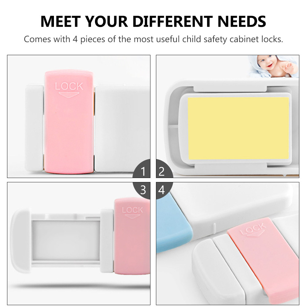 4 Buah Kunci Pengaman Laci unt - Medicine Cabinet Lock ulasan dan harga