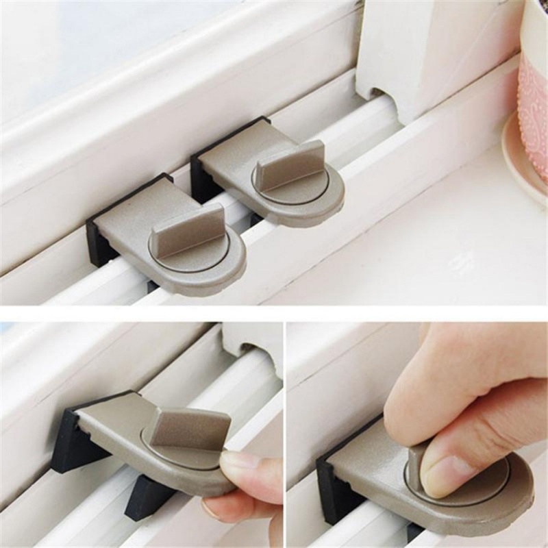 4 set Sash geser Stopper kabin - Window Lock Bar ulasan dan harga